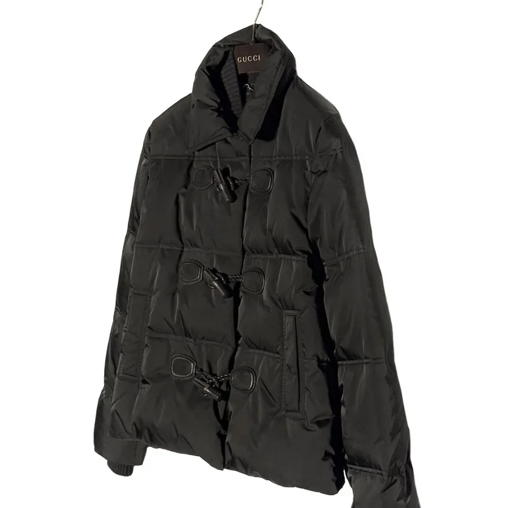 Gucci 2014 Black Toggle Accent Down Puffer Jacket - Picture 2 of 15